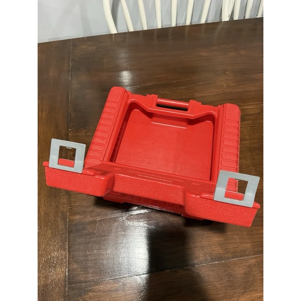 Vintage LEGO 1985 Red Plastic Storage Carrying Case Box Bin 15
